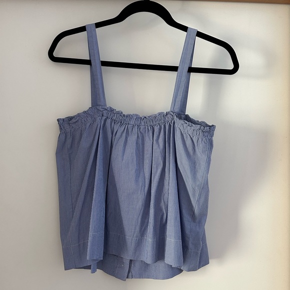 J. Crew Button Down Cotton Tank - Picture 2 of 3